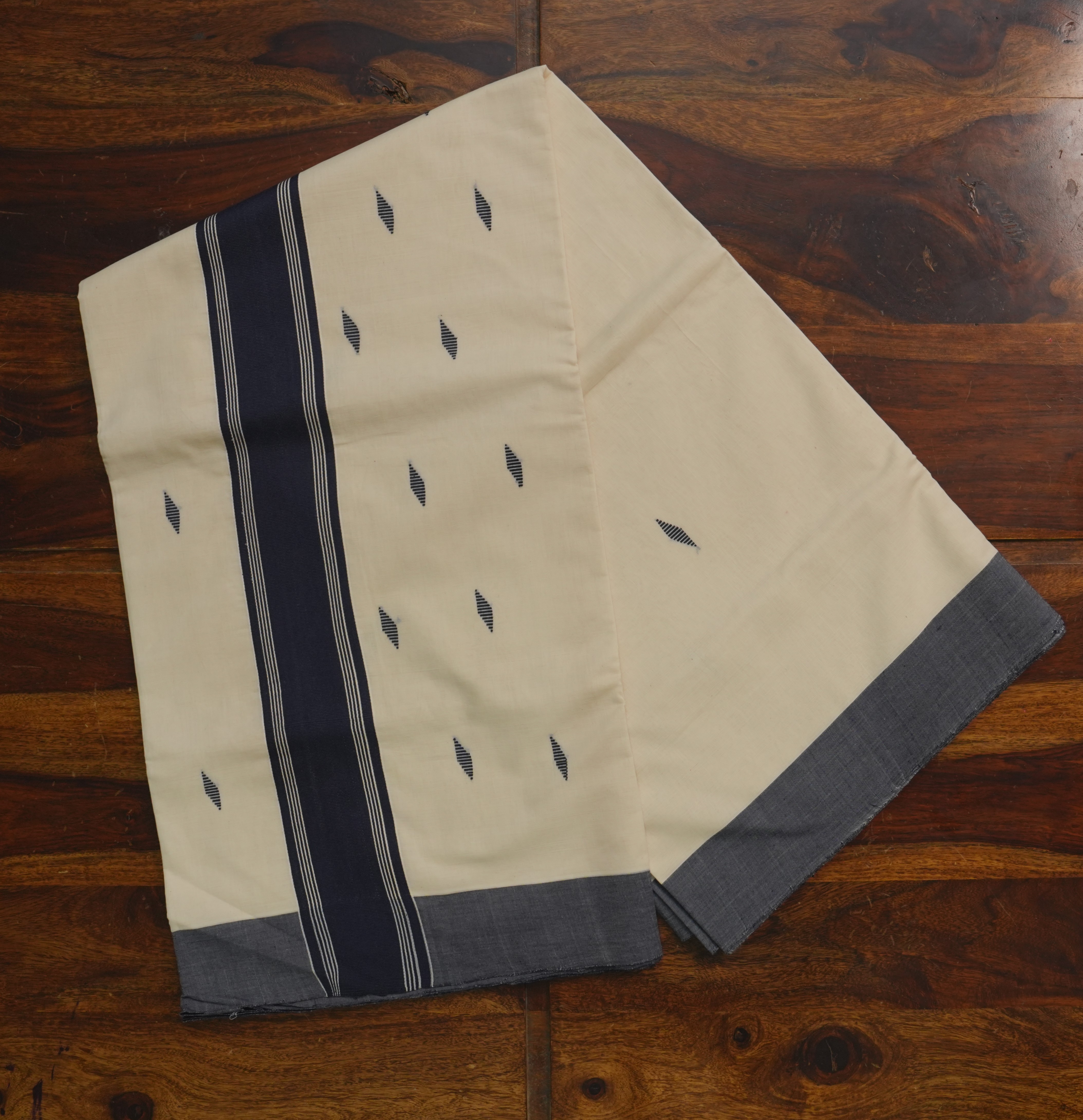Pure Handloom Balaramapuram Unakkupavu Saree – Premium Cotton | Vintage Elegance