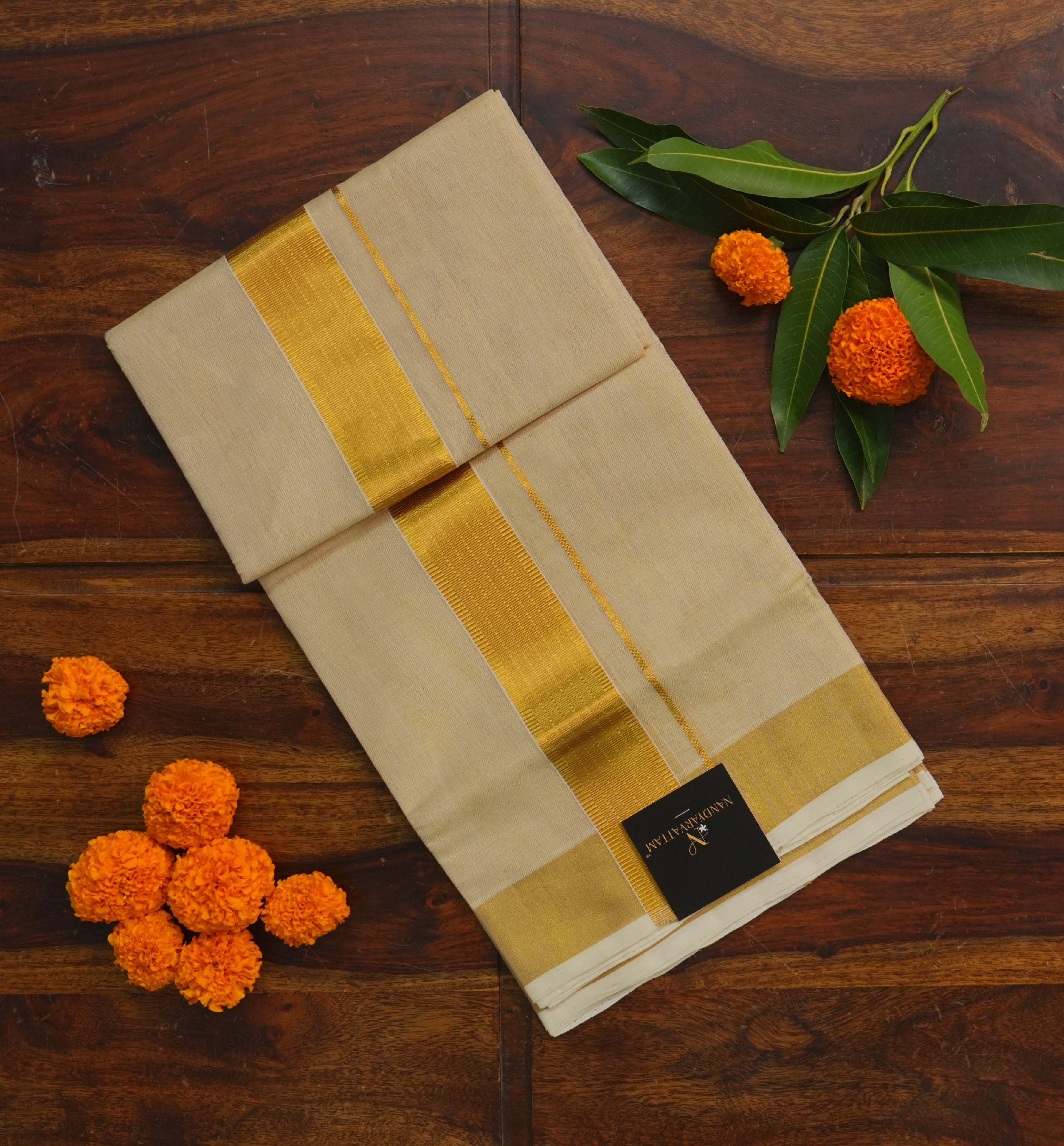 👨🏻‍💼 MEN’S COLLECTION | PURE HANDLOOM PREMIUM TISSUE WEDDING MUNDU